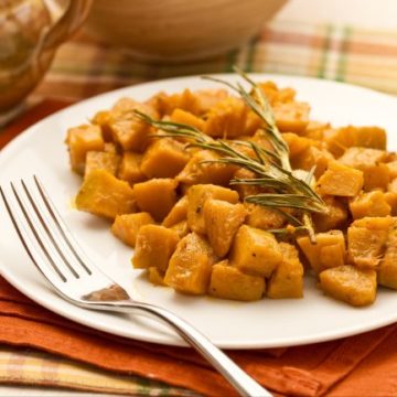 Ricetta Zucca saltata al rosmarino e vino bianco